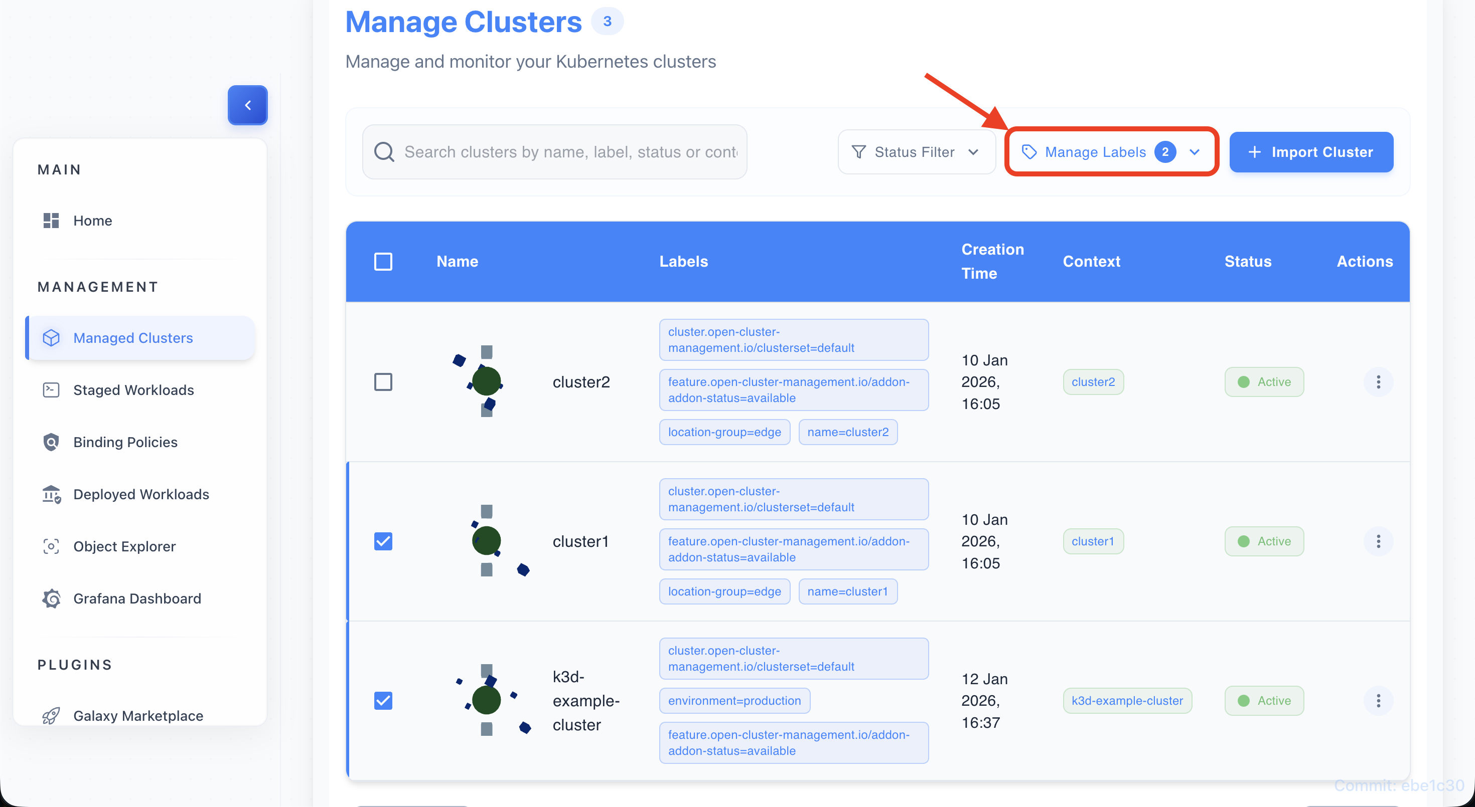 Step 2 — Manage Labels